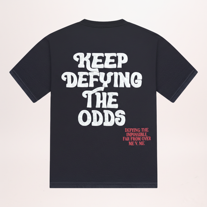 "Keep Defying The Odds" Tee (Black)